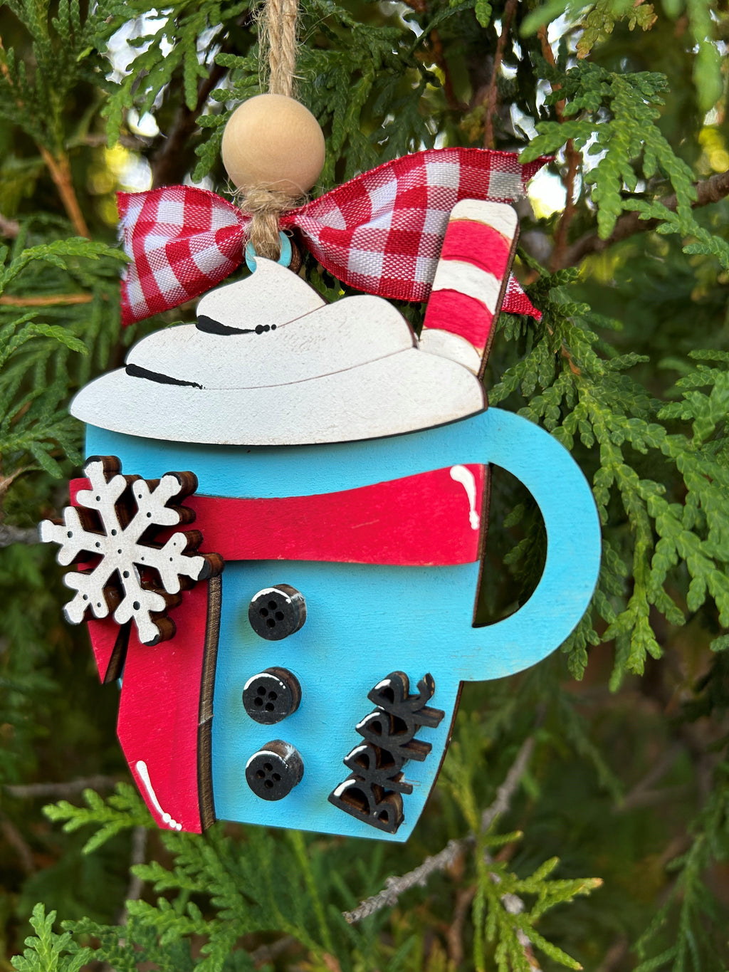 Frosty Blue Mug - Pop Out Ornament Kit