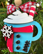 Load image into Gallery viewer, Pop Out Ornament Kit - Frosty Blue Mug

