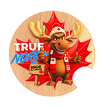 Load image into Gallery viewer, True North Canadian Red Cedar Car Coaster
