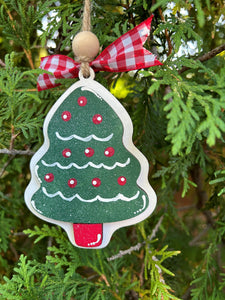 Pop Out Wood Ornament Kit - Christmas Tree