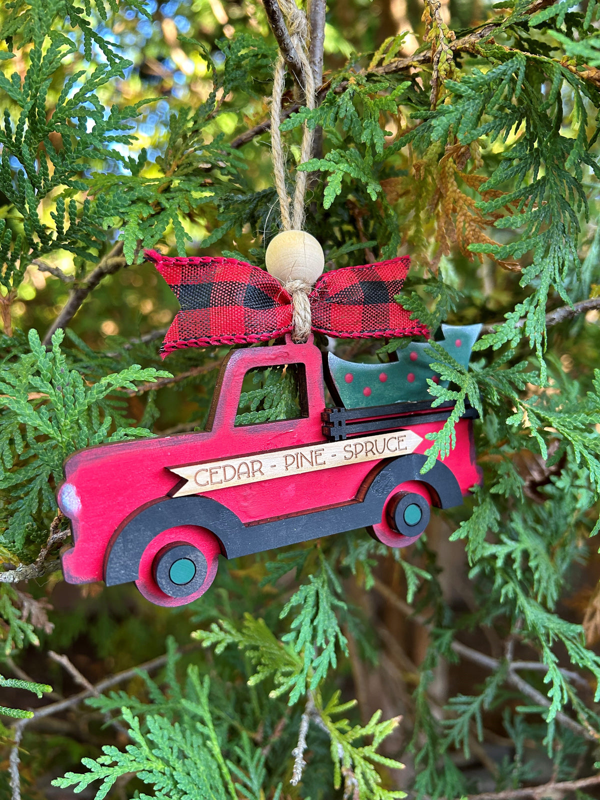 Christmas Truck - Pop Out Ornament Kit