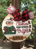 Cookies Make Spirits Bright - DIY Door Knocker Kit