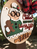 Load image into Gallery viewer, Cookies Make Spirits Bright - DIY Door Knocker Kit
