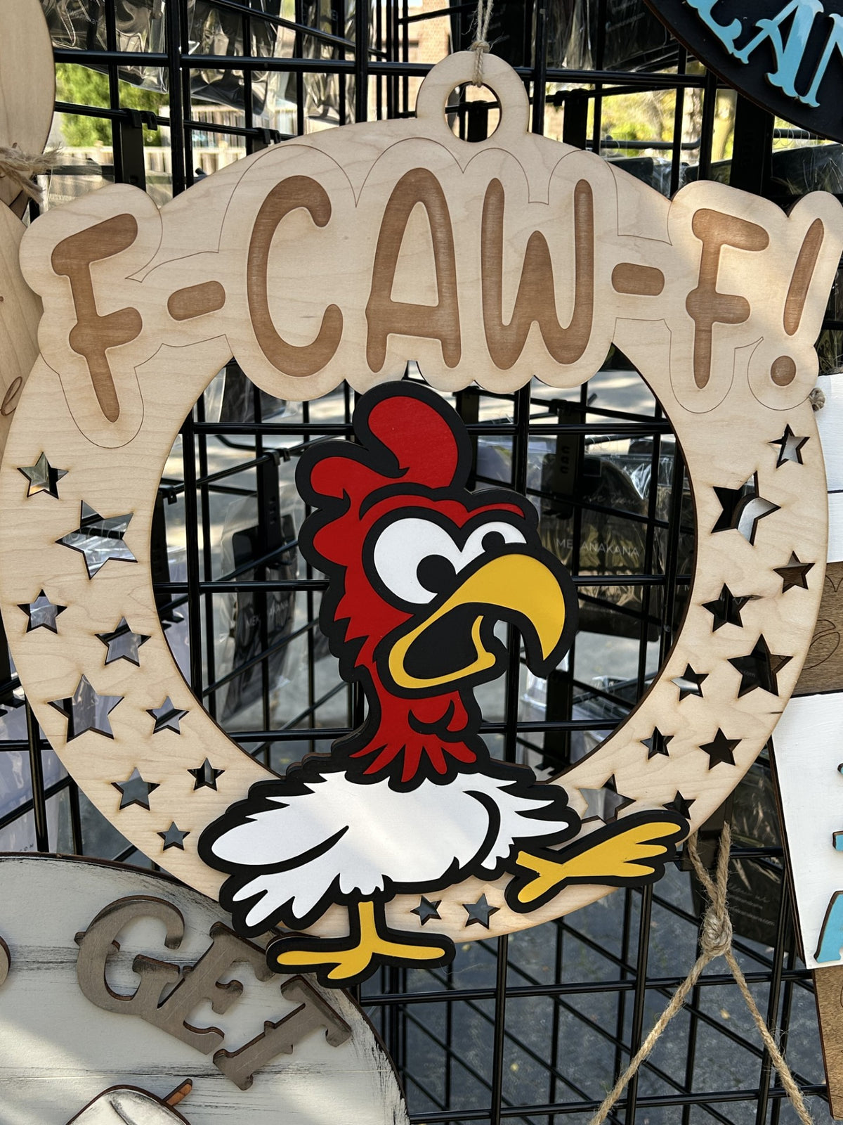 F-Caw-F Rooster Door Knocker
