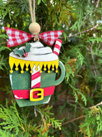 Load image into Gallery viewer, Pop Out Ornament Kit - Green Elf Mug
