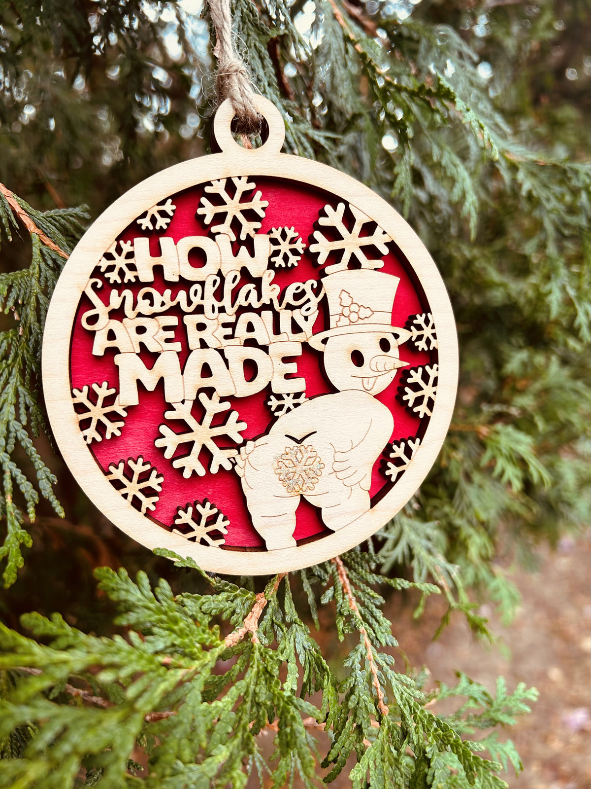 How Snowflakes are Made Ornament