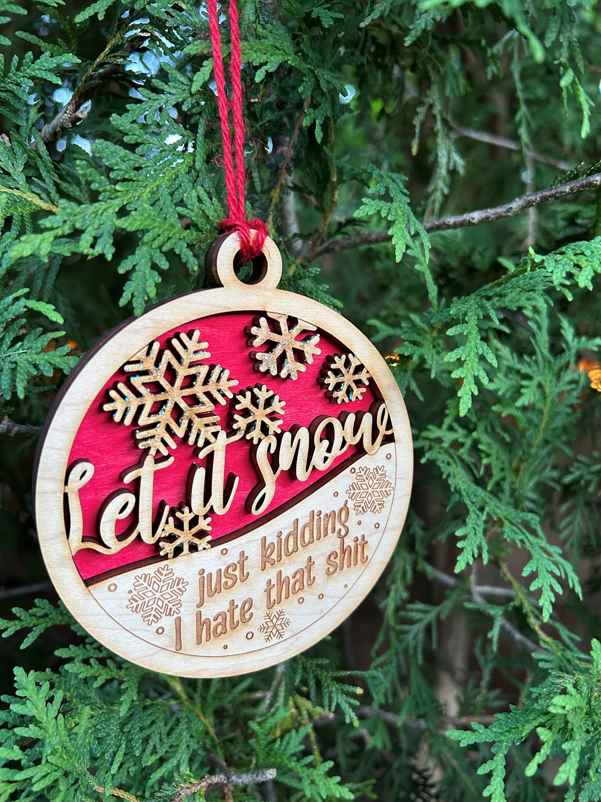 Let it Snow Ornament