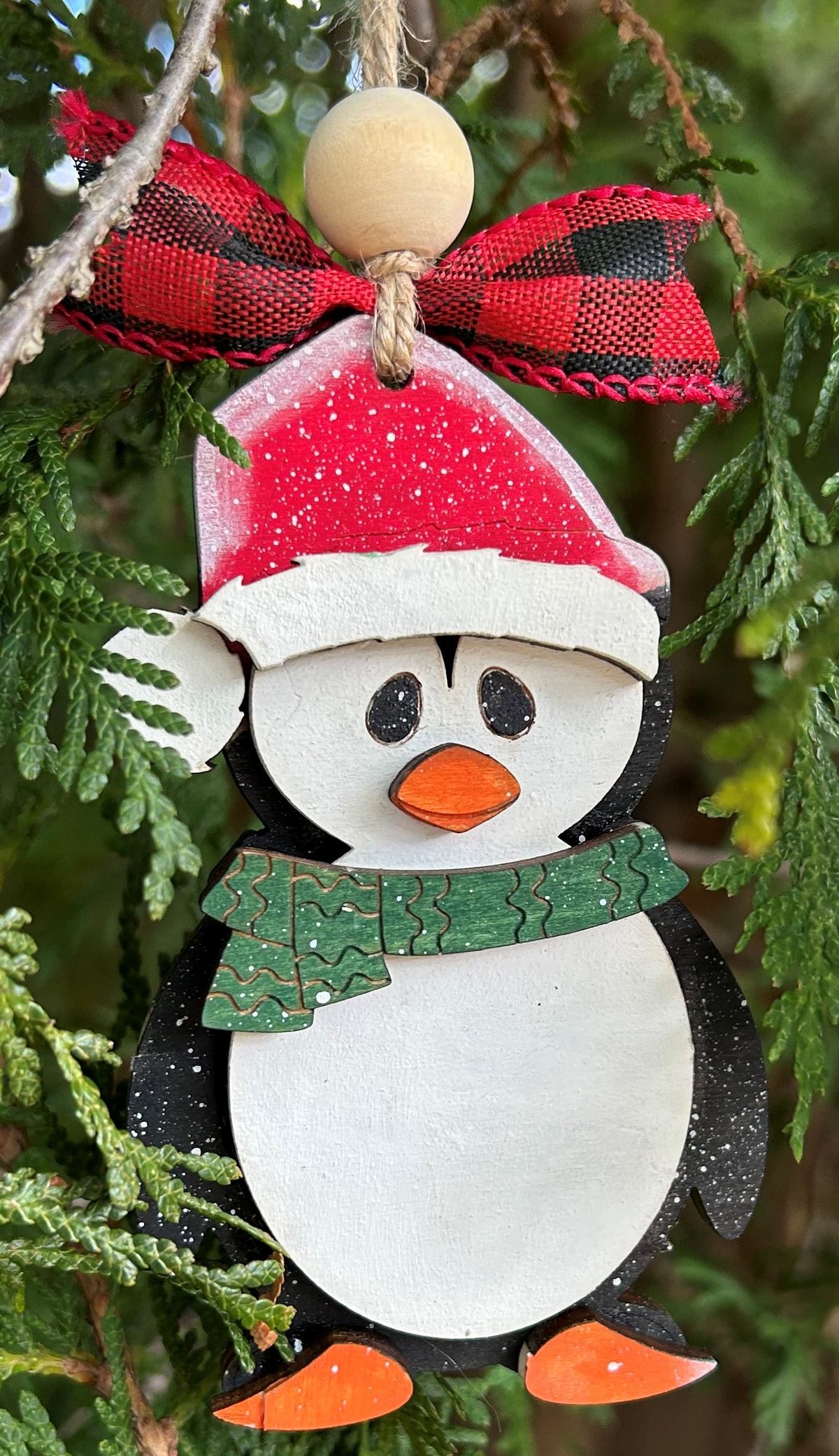 Christmas Penguin - Pop Out Ornament Kit