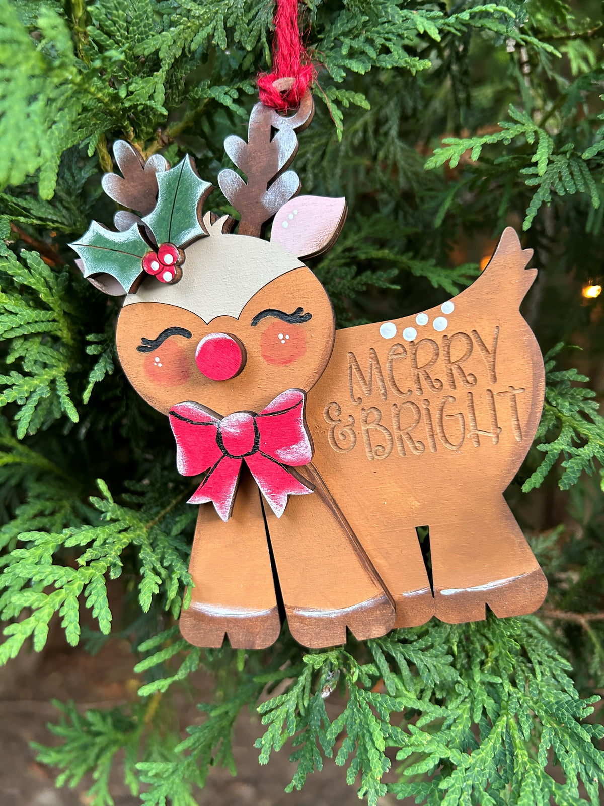 Reindeer - Pop Out Ornament Kit