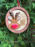 Reindeer Santa Tracker Ornament