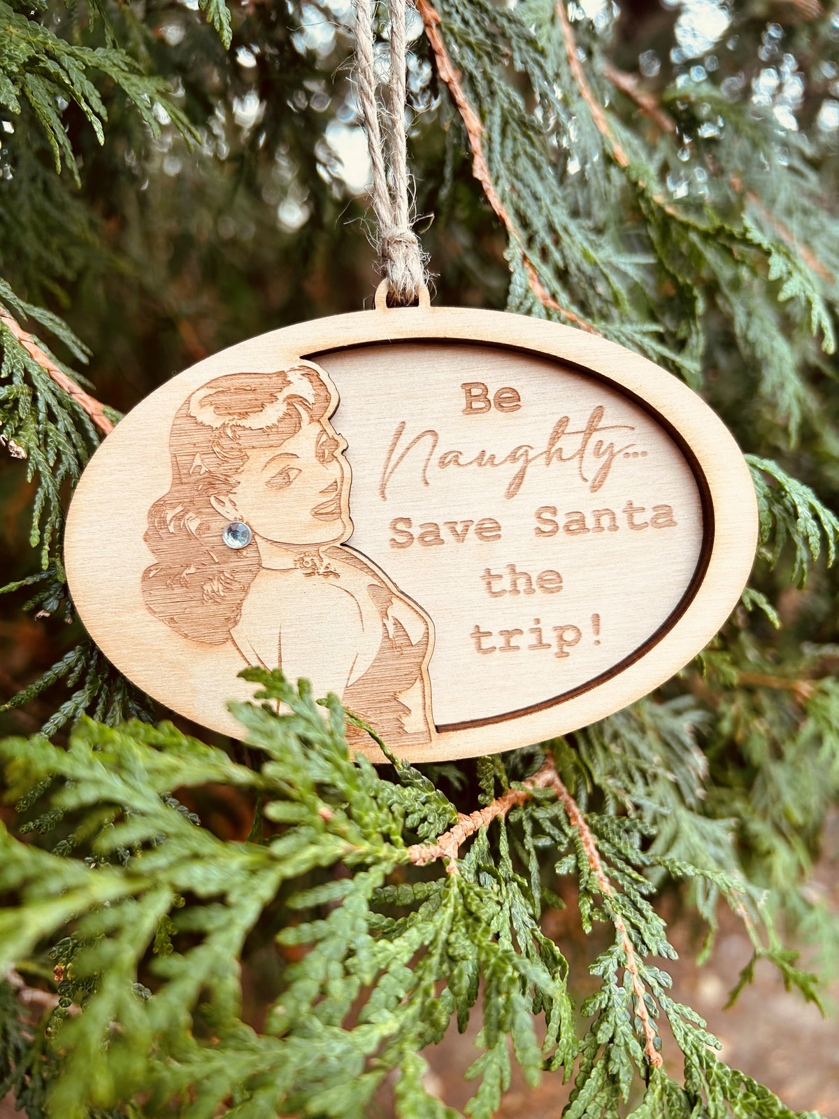 Save Santa the Trip Ornament