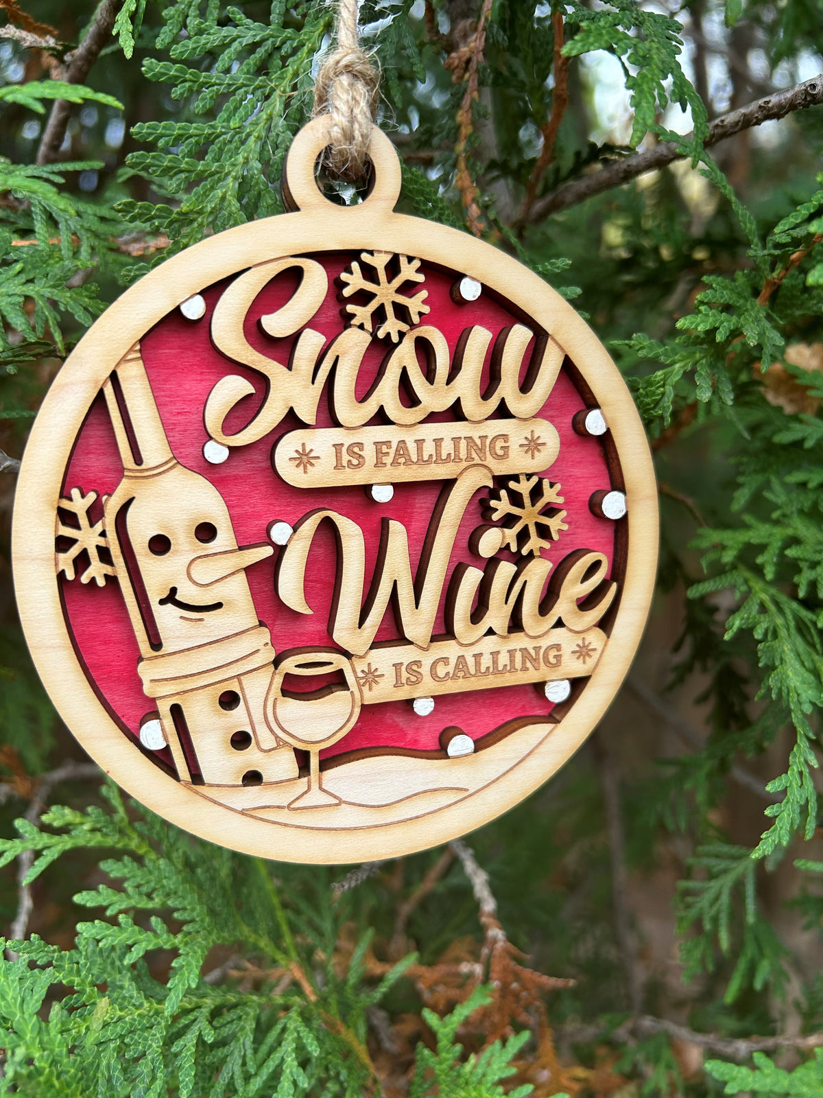 Snow is Falling Ornament