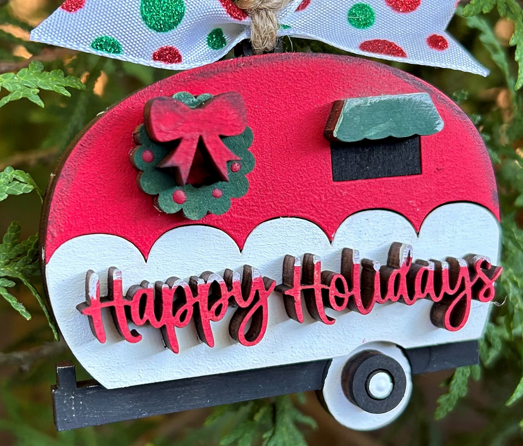 Trailer - Pop Out Ornament Kit
