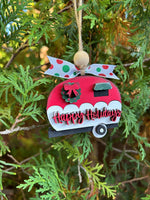 Load image into Gallery viewer, Pop Out Wood Ornament Kit - Trailer
