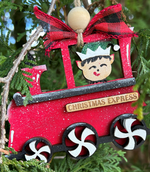 Load image into Gallery viewer, Pop Out Ornament Kit - Elf Train
