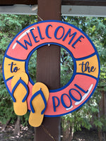 Load image into Gallery viewer, Welcome to the Pool – DIY Door Knocker Kit

