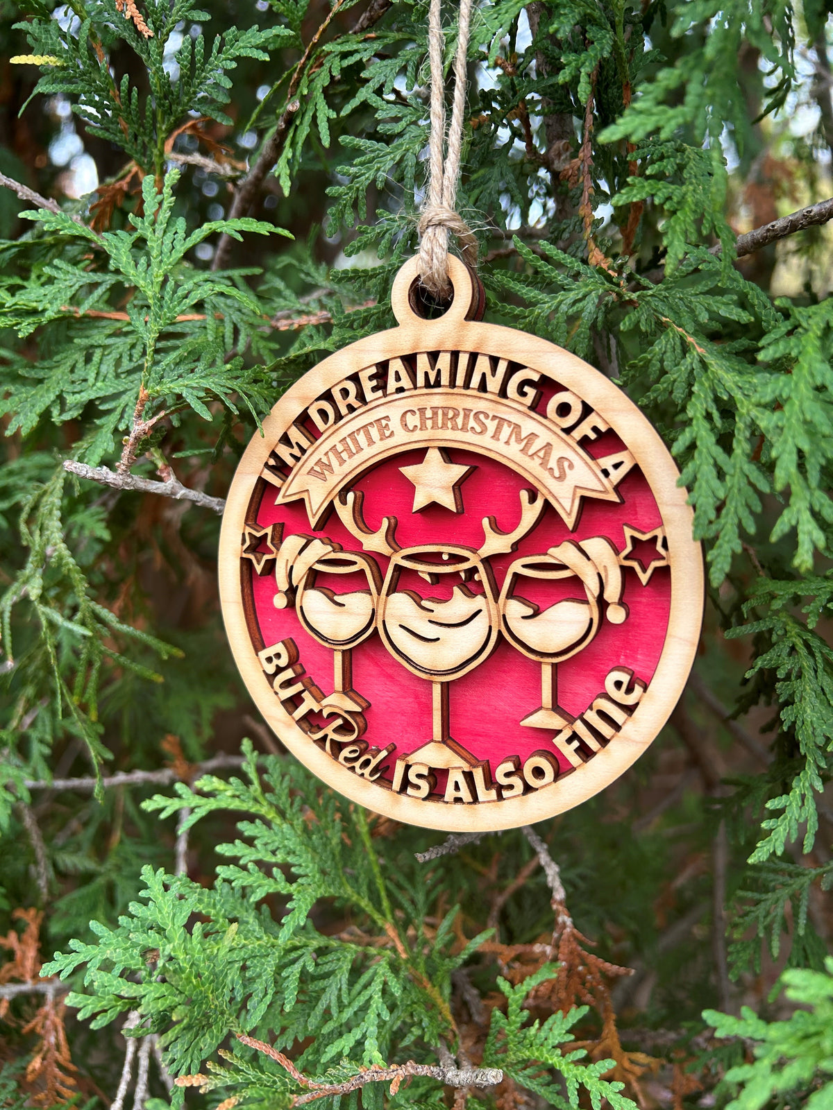 Dreaming of a White Christmas Ornament