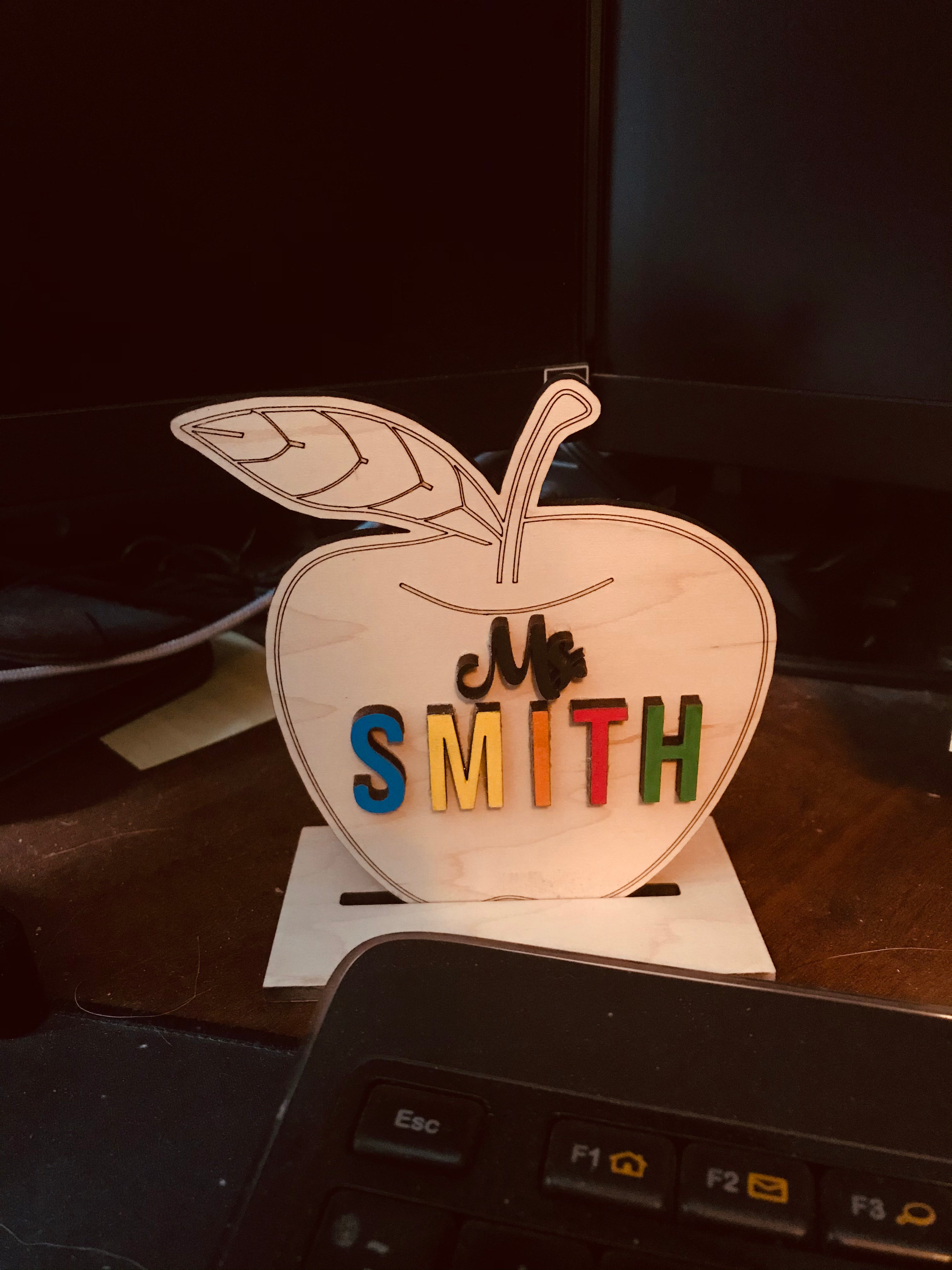 Teachers Apple Personalized