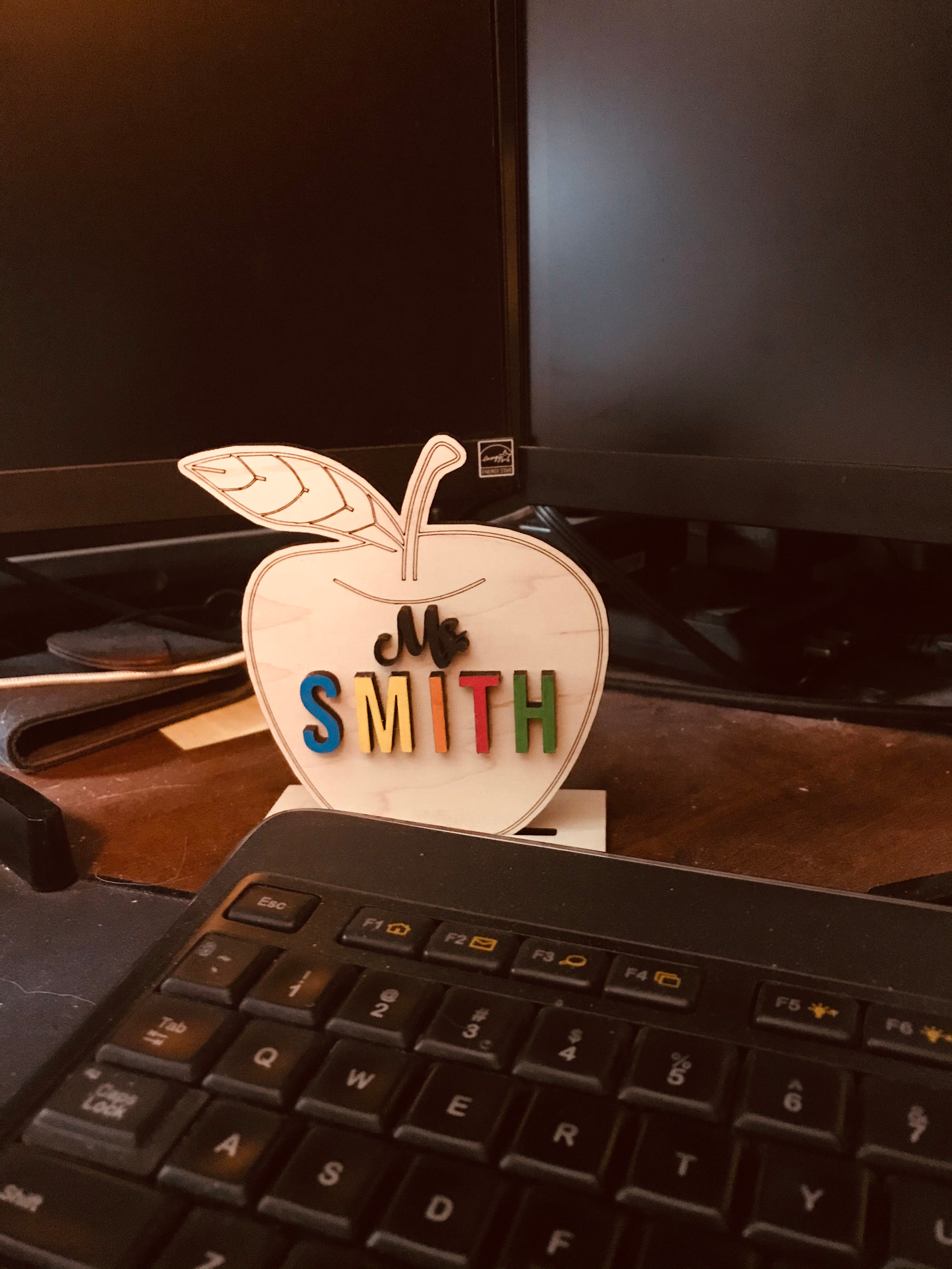 Teachers Apple Personalized