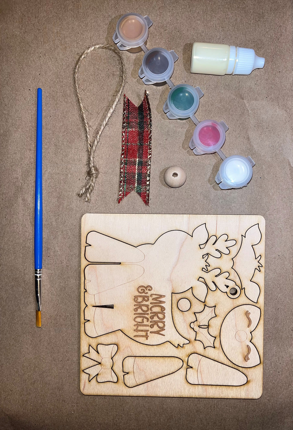 Wreath - Pop Out Ornament Kit