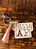 Classy AF Key Ring