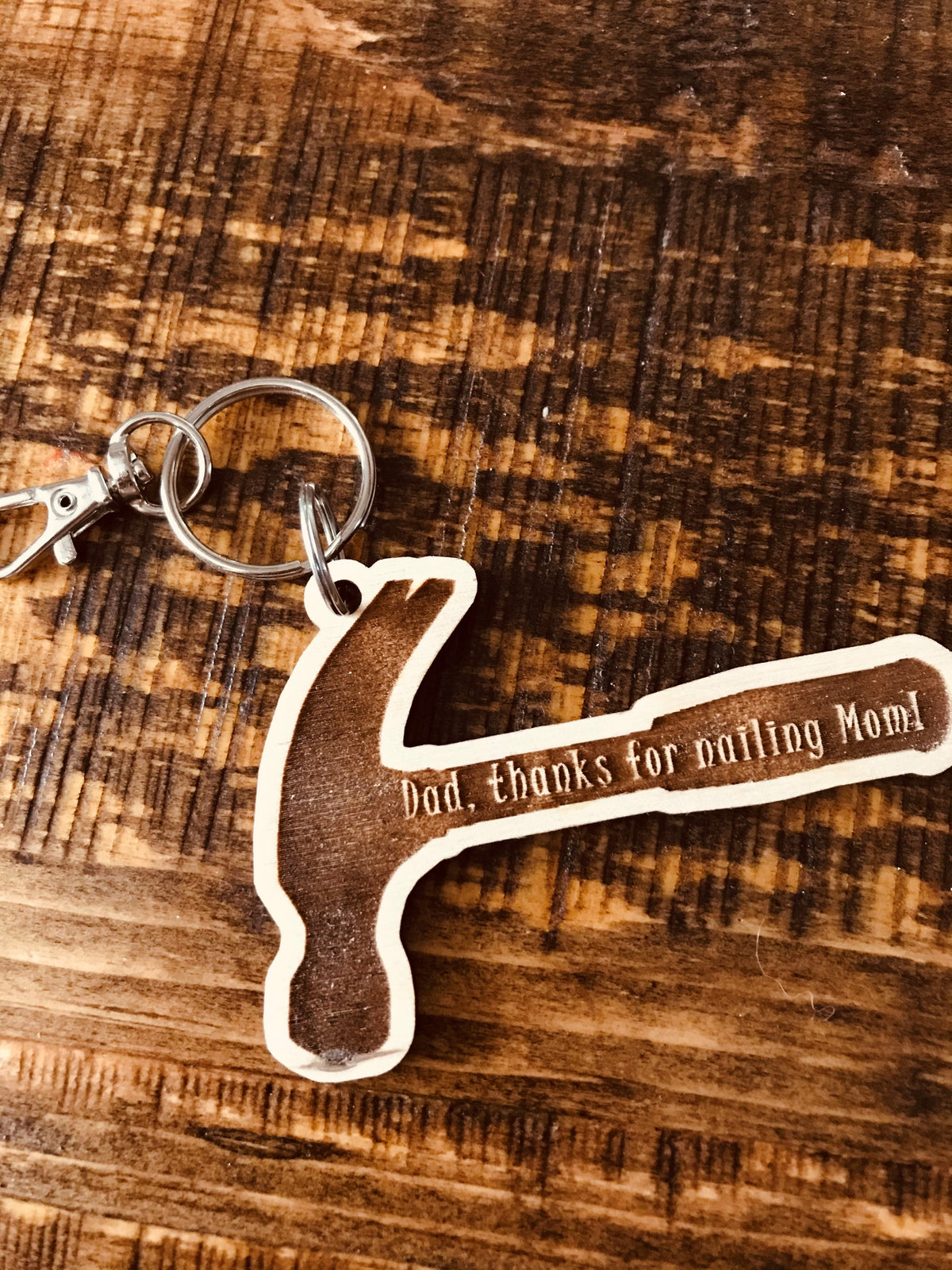 Thanks Dad Key Ring