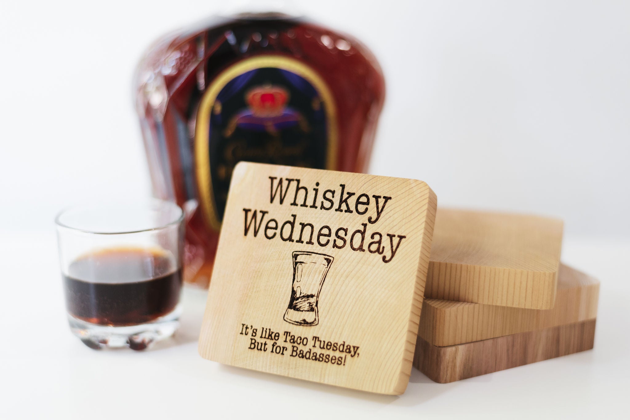 Cedarwood Coaster - Whiskey Wednesday