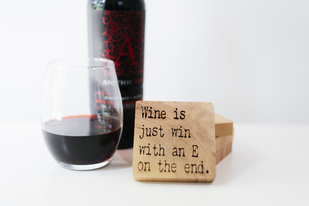 Definition of Wine Cedar Coaster