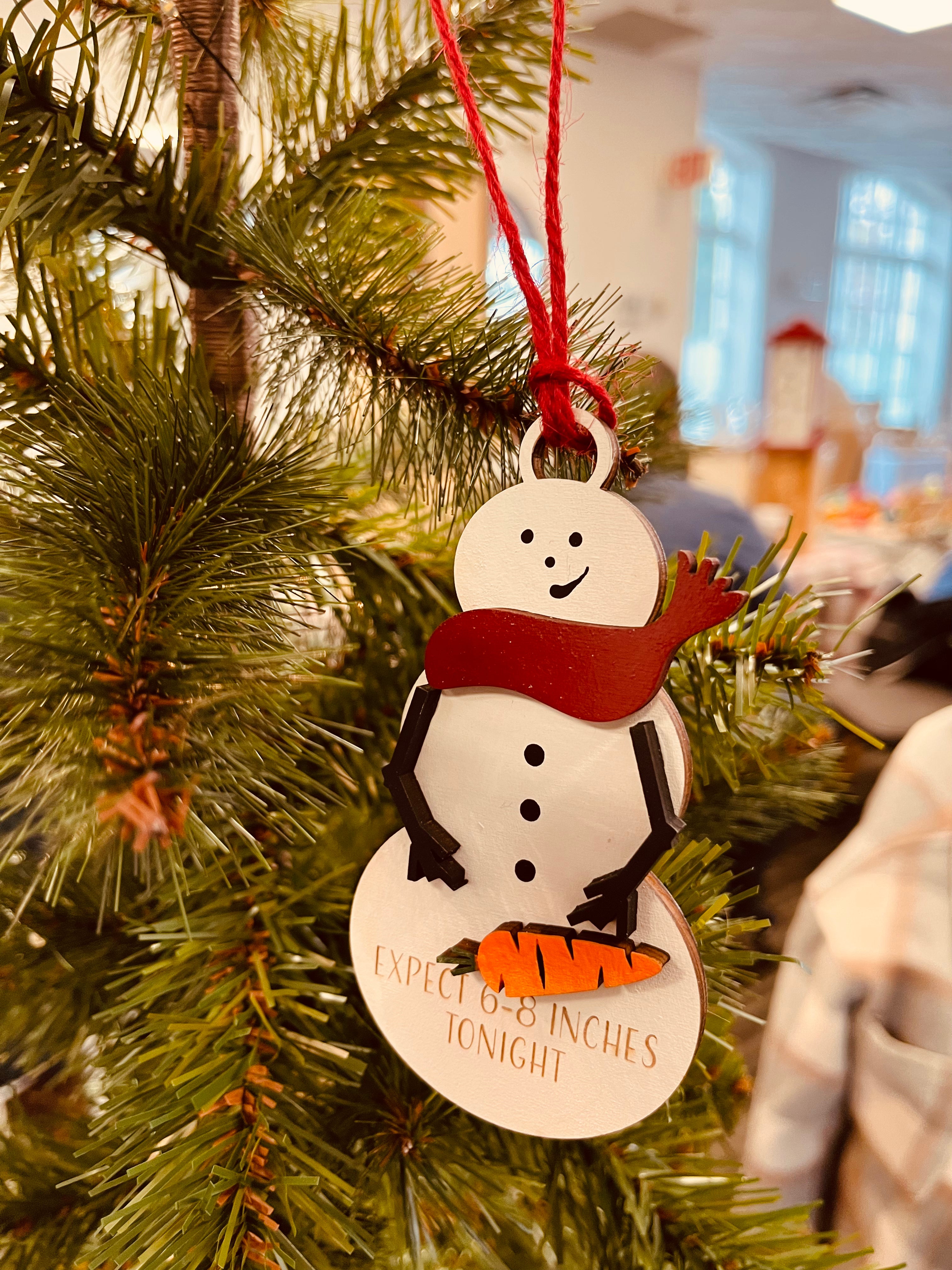 Expect 6-8” Snowman