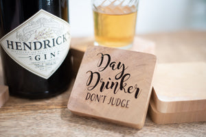 Cedarwood Coaster - Day Drinker